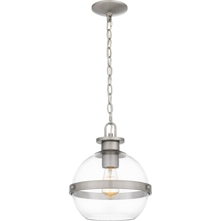 Quoizel Cirillo 1-Light Brushed Nickel Mini Pendant QPP5605BN